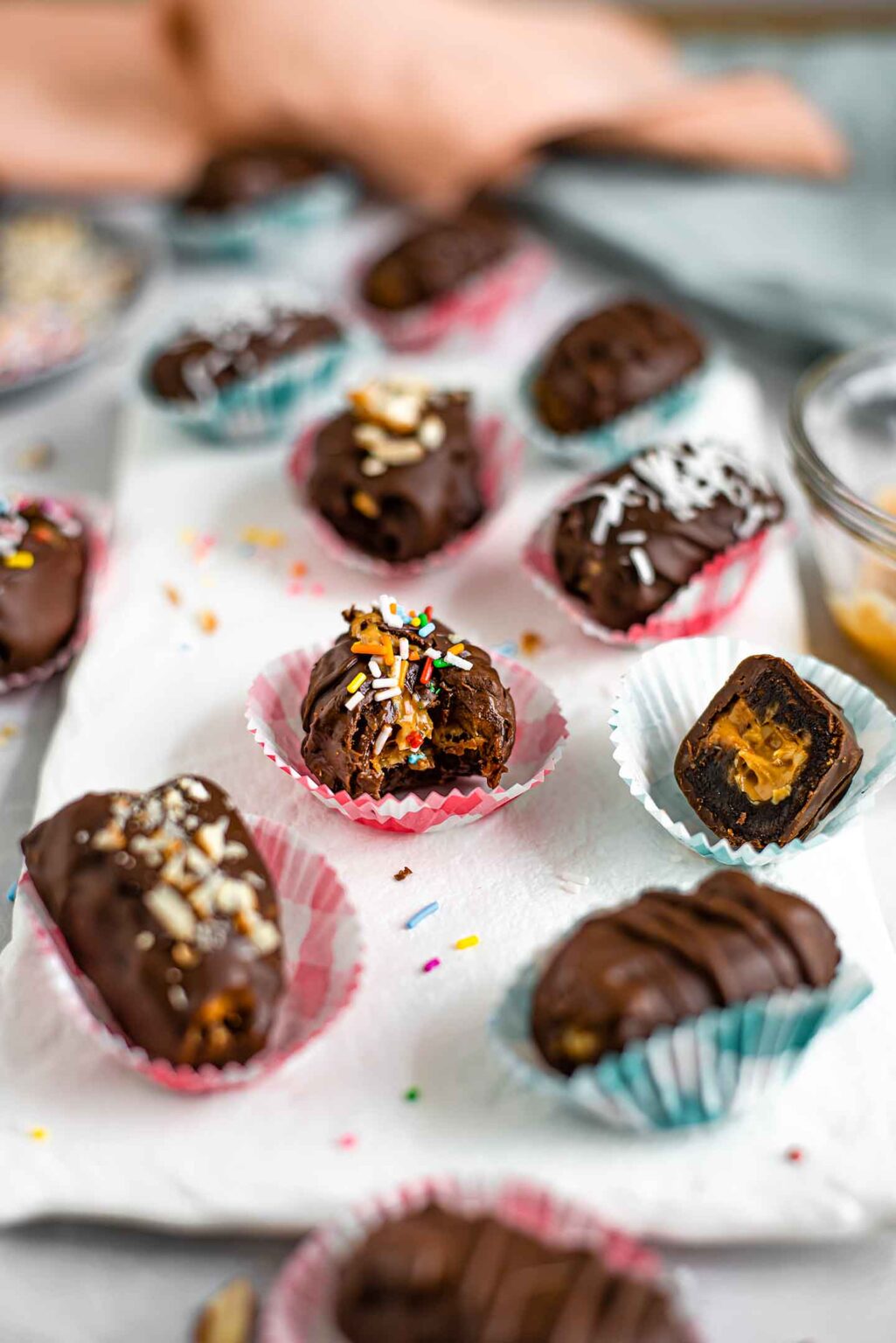 Chocolate PB Dates Better Than A Candy Bar • Tasty Thrifty Timely