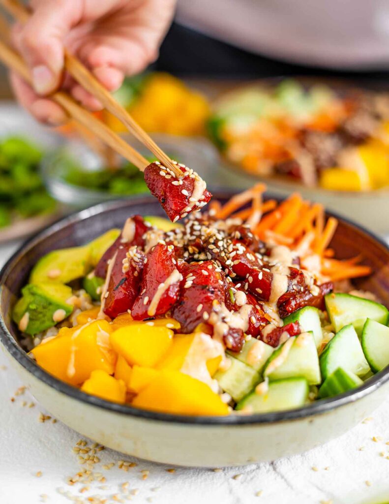 Watermelon Poke Bowl