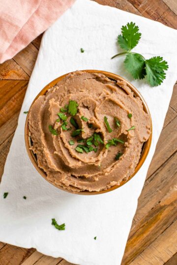 Simple Refried Beans - Make It A Dip Or A Side • Tasty Thrifty Timely