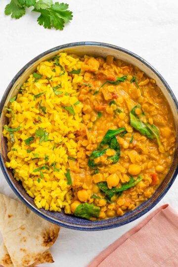 Easy Vegan Red Lentil Curry With Coconut Milk • Tasty Thrifty Timely