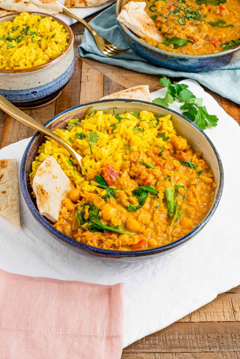 Easy Vegan Red Lentil Curry With Coconut Milk • Tasty Thrifty Timely