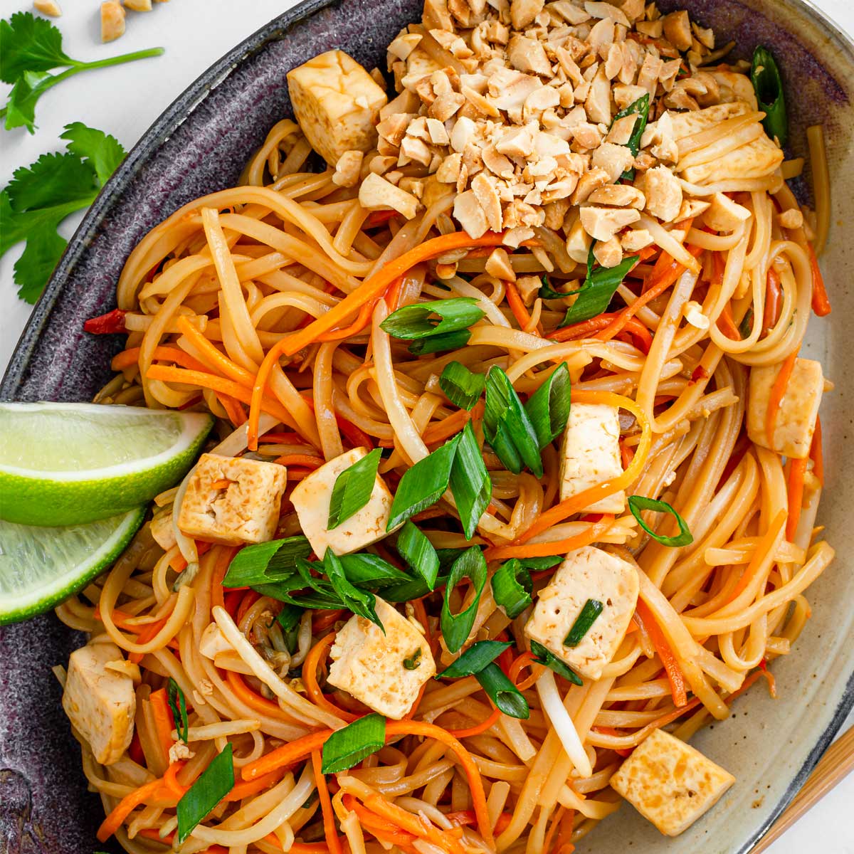 Homemade Vegan Pad Thai You Need To Try • Tasty Thrifty Timely
