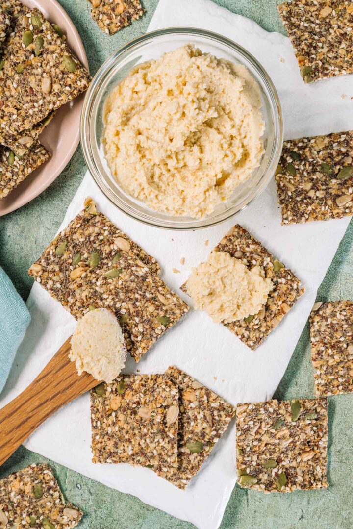 GlutenFree Seed Cracker Recipe Simple & Satiating • Tasty Thrifty Timely