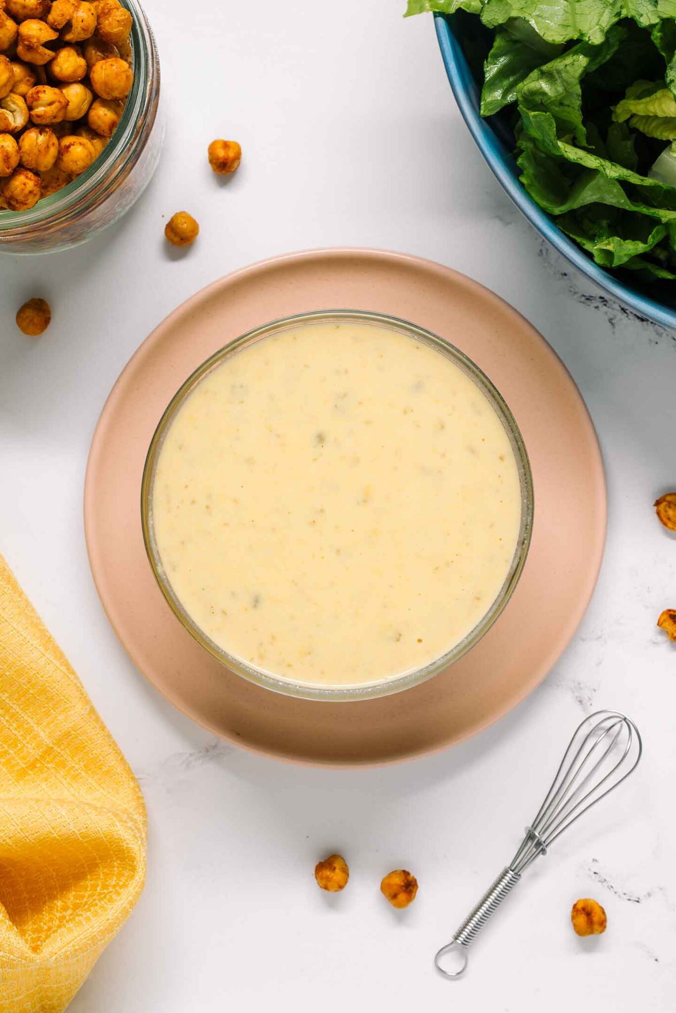 Easy Vegan Caesar Dressing (No Blender Needed) • Tasty Thrifty Timely