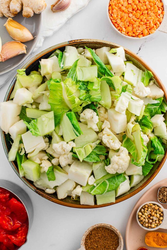 Cauliflower Stem Curry Recipe • Tasty Thrifty Timely