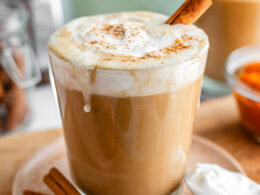 Dairy-Free Pumpkin Spice Latte With Real Pumpkin • Tasty Thrifty